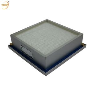 China EN1882 Pharmaceutical Gel Seal Mini Pleated Hepa Filter H13 H14 factory