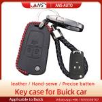 Hand Sewed Leather Car Key Case , Shock Proof Leather Smart Key Case