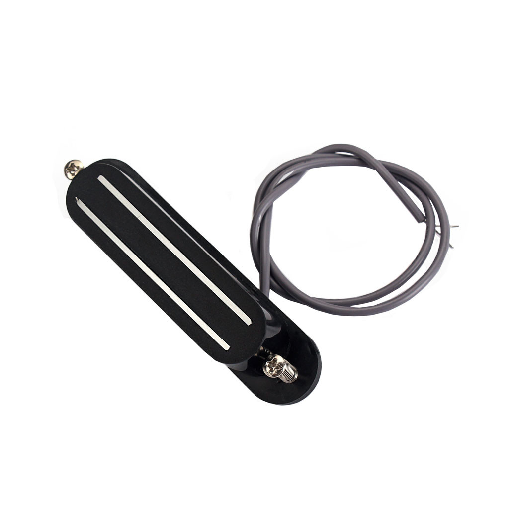 8.7K DC Resistance Mandolin Humbucker Pre Wired Double Coil Black Cover