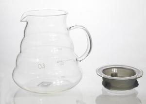 China 27oz Standard Clear Antique Glass Coffee Pots With Handle For Hand Drip Coffee factory