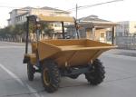 Wheel 2WD 1.5 tons Tracked Wheelbarrow Hire , Hydraulic Concrete Four Wheel