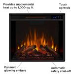 Indoor Warming Electric Fireplace Cabinet Heating up area 1000 square feet