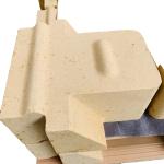 SiC Content % Semi Silica Brick Corundum Silicon Carbide Refractory for Glass