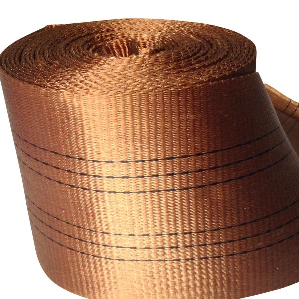 China 5T Duplex Endless Polyester Webbing Sling Double Layers Lifting Sling factory