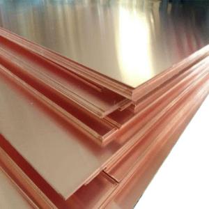 China C1010 C1020 Copper Plate Sheet C1100 DIN 2mm 6mm CU 99.9% For Building factory