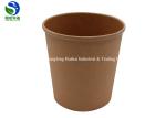 Customized Printed Disposable Food Recycled Paper Bowls 16oz Environmentally