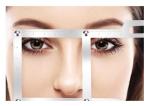 Stainless Steel Tattoo Eyebrows Ruler Golden Ratio Measure Microblading