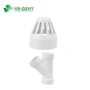 All Sizes PVC Pipe Fittings with Glue Connection and Cartons in ASTM Standard