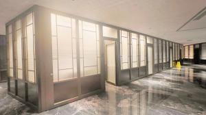 China 304 Stainless Steel Accessories Folding Office Room Separator For Modern Design Office Partition factory