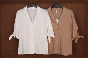 China Ladies Casual Shirts / Woman'S Casual Blouse / New Fashion Cheap Shirts factory