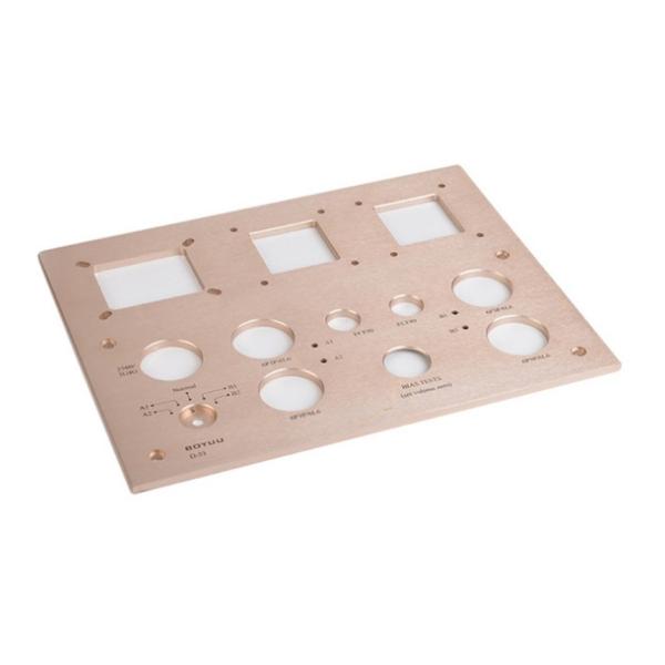 China Anodized Aluminum CNC Machining Panel Rectangular Lightweight factory