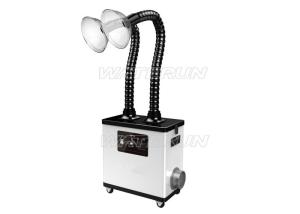 China Nails Art Salon Fume Extractor Portable Wheeled Durable Acrylic Round Nozzles factory