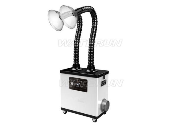 Nails Art Salon Fume Extractor Portable Wheeled Durable Acrylic Round Nozzles