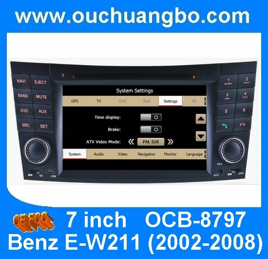 Mercedes Benz W211 car radio with iPod RDS gps navigation digital TV TMC OCB-8797