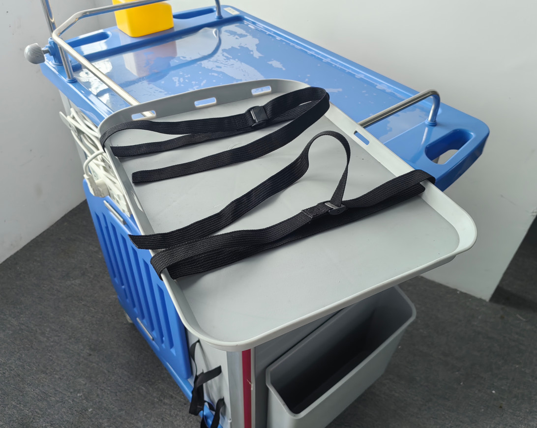 ABS Emergency Medical Equipment Trolley Hospital Medicine Cart Nursing Trolley Hospital Equipment