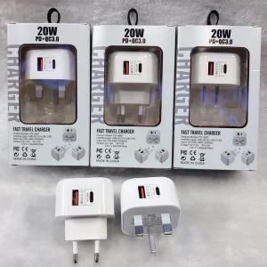 20w Fast Charge Dual Usb Wall Charger For Ip12 Mobile Phone Charging Plug
