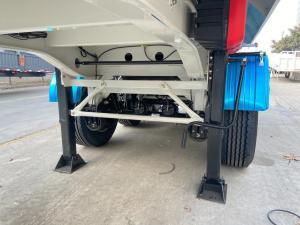 China Hydraulic Rear Dump Tipper Trailer 3 Axles Tipper Semi Dump Truck Semi Trailer for High factory