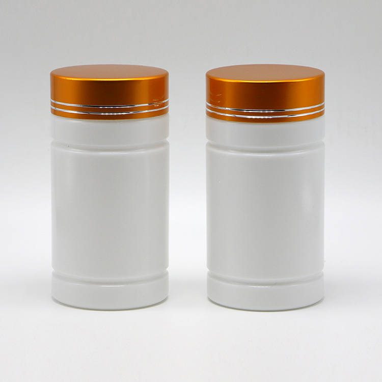 Pharmacy 200mL HDPE Plastic Bottles with Screw Cap and Straight Cylinder Shape