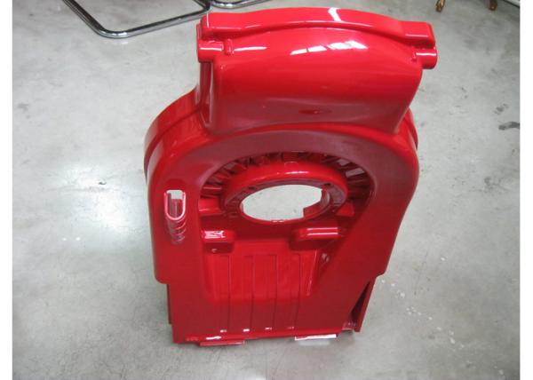Auto Parts Injection Molding Services / Gloss Finish Red ABS Automotive