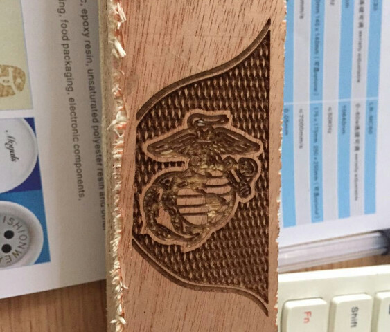 Wood Co2 Laser Engraving Cutting Machine With High Speed Galvanometer System