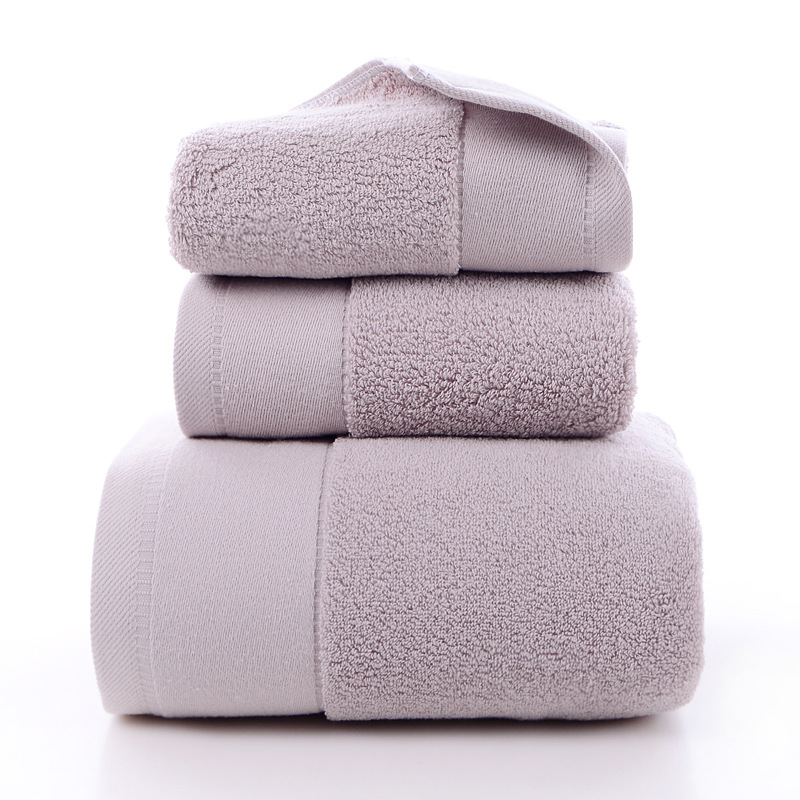 Thickened Pure Cotton Cloth Hotel Face Towel Soft Absorbent Non-Shedding Bath Towel