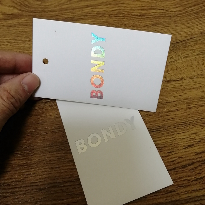 plastic tags with hook tags plastic Wholesale plastic tag with foil logo