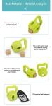 TPR Pet Toys Interactive Training Toys Leaky Food Toy Comfort Dog Chew Ball