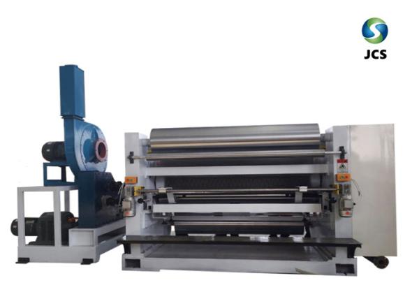 Steam Heating Single Facer Corrugated Machine , Corrugated Paperboard Production