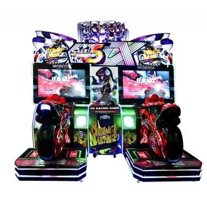 China Guangzhou game machines manufacturer simulator 42LCD Screen arcade car racing speed moto game machine factory
