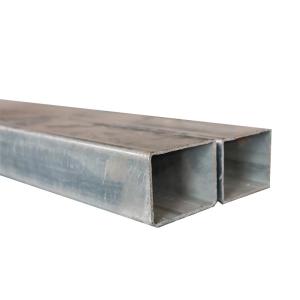 China Fence 275g/M2 Zinc Coated Cold Rolled Box Section 5.5m 5.8m Black Painted factory