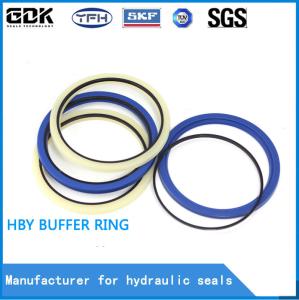 China HBY PU Polyurethane Rod Hydraulic Buffer Seal High Precision Excavator Parts factory