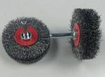 Hot Selling 63mm Diameter Mounted Crimped Steel Wheel Brush with Shank 6mm