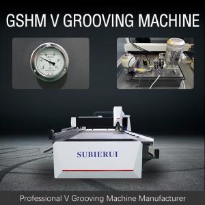 China Touch Screen High Speed V Grooving Machine For Kitchen Cabinet Stainless Steel Processing on sale