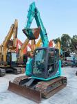 Secondhand Kobelco Excavator SK75 with Original Hydraulic Valve and Low Working