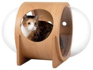 China Warm And Cat Bed Capsule For Cat &amp; Dog Made of Wood factory