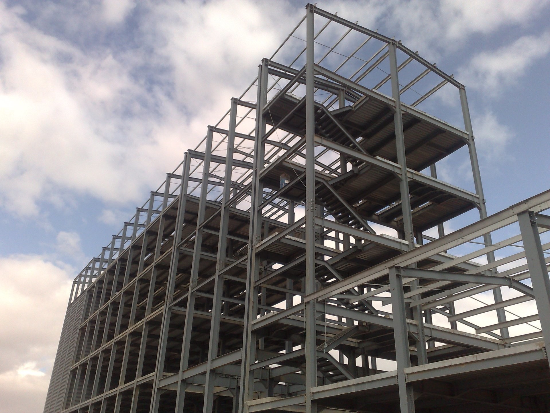 Large Multi Storey Steel Building Custom Industrial Structural Fabrication