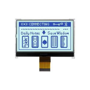 China COG LCD Display 12864 White and blue dot matrix high definition display 3.3V Suitable for instrumentation Wide temperature HTG12864-125-11W on sale China COG LCD Display 12864 White and blue dot matrix high definition display 3.3V Suitable for instrumentation Wide temperature HTG12864-125-11W on sale