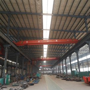 China High speed 10 ton single girder overhead crane for sale factory