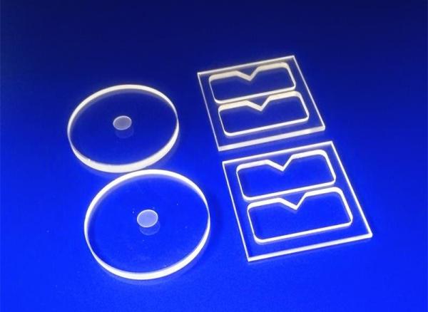 Polished Surface Fused Silica Glass , Silica Glass Plate Transparant glass