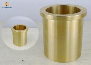 China Cusn5zn5pb5 Flanged Stype Lead Metal Bronze Copper Bushing For Machinery Part factory