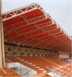 Prefab Stadium Tube Truss Steel Structure With Hot Dip Galvanized Surface