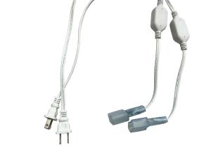China Durable Neon Light Accessories LED Neon Flex Power Cord Splice Connector factory