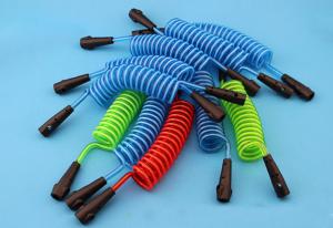 China 5.5MM Plastic PU Cord Diametre Blue/Green/Red Children Walking Safety Elastic Belt Leashes w/Connector for Wrist Bands factory