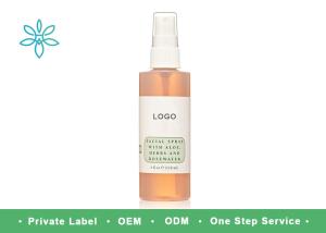 China Safe Facial Spray Natural Skin Toner With Aloe Herbs And Rosewater factory