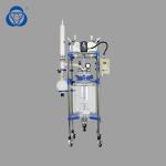 Industrial Double Layer Glass Reactor High Pressure Heating Rugged Steel