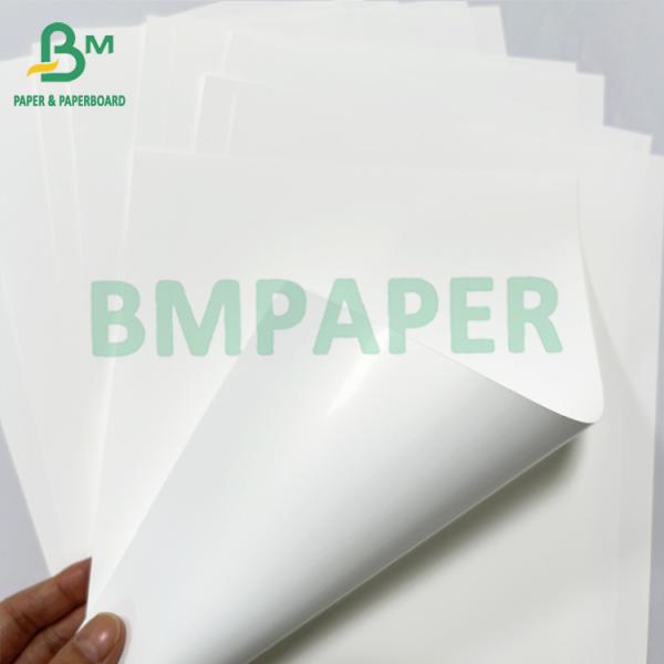 100mic White Waterproof PP PET Synthetic Paper Label Raw Material