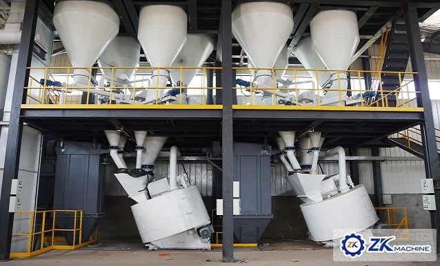 Ceramic Sand Pelletization 90% 2.5tph Rotary Drum Granulator