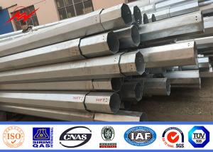 China 10mm Galvanized Steel ASTM A36 Utility Power Poles factory