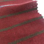 Washed Gingham Woven Stripe Cotton Linen Jacquard Fabric 110gsm