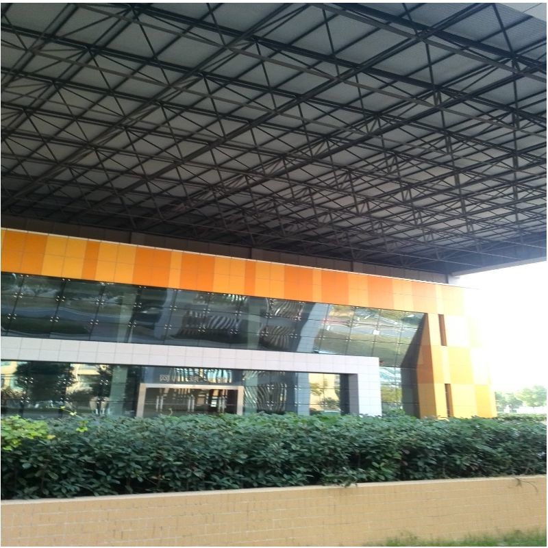 Prefabricated Stadium Steel Structure Gymnasium Single Slope Multi Span